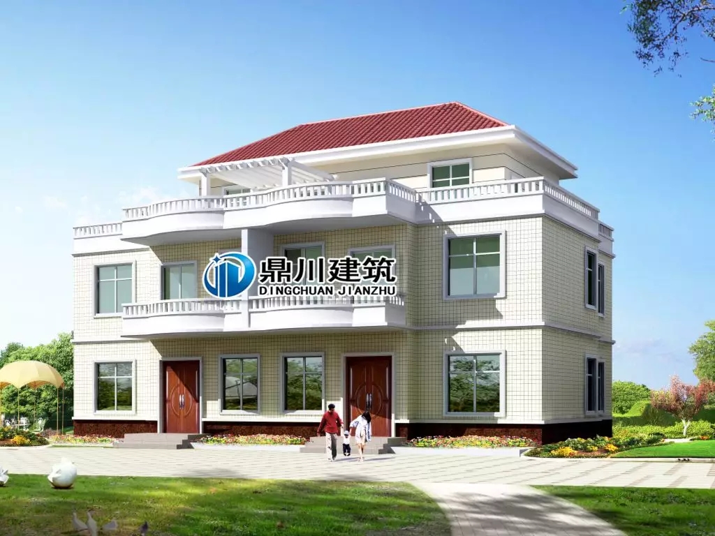 這款農(nóng)村二層雙拼別墅，有顏又省錢，經(jīng)濟(jì)實(shí)用施工也簡單！